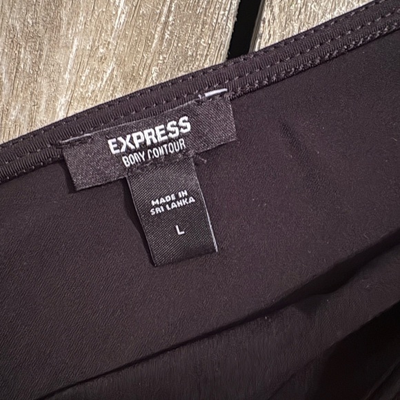Express Elegant Black Top - Picture 4 of 5
